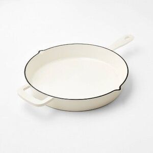 Figmint - 12" Enamel Skillet Cream - Figmint Cream
